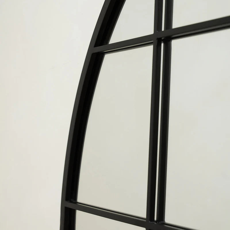 Miroir Arche Brooklyn en Métal Noir 200 cm x 120 cm