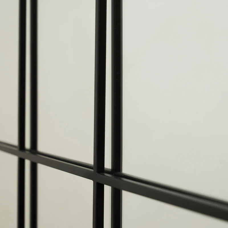 Miroir Arche Brooklyn en Métal Noir 200 cm x 120 cm