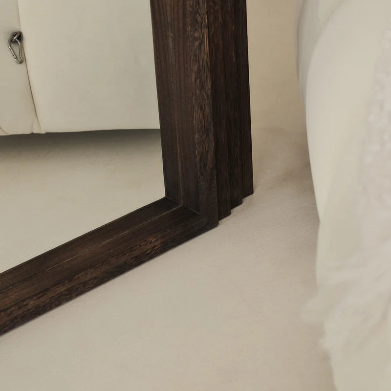 Miroir Arche Luciana en Bois Brûlé 180 x 110 cm