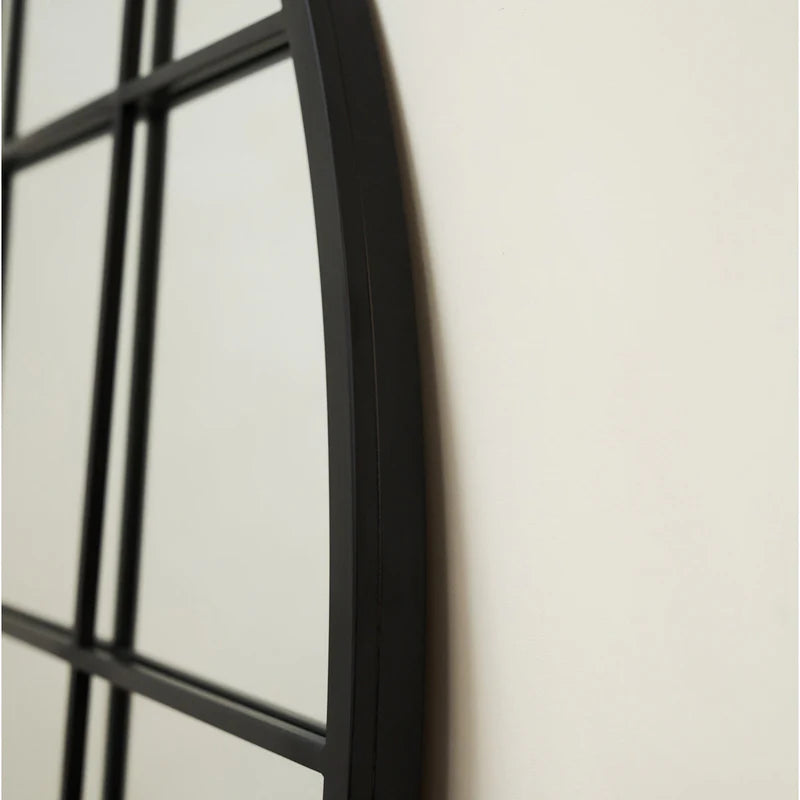 Miroir Arche Brooklyn en Métal Noir 200 cm x 120 cm
