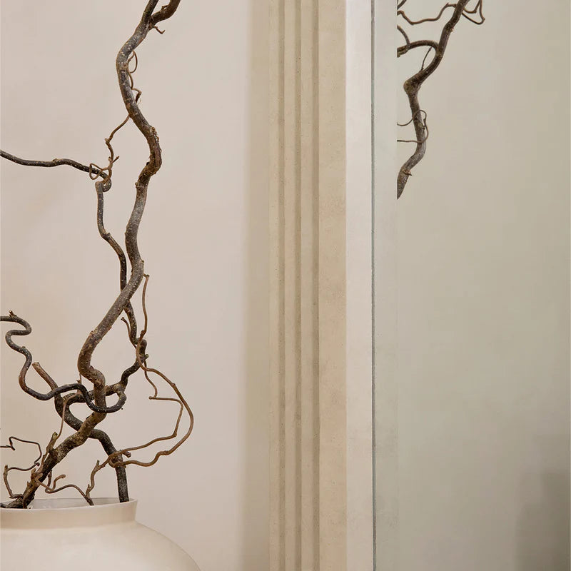 Miroir Arche Luciana Plein Pied en Béton 180x110 cm