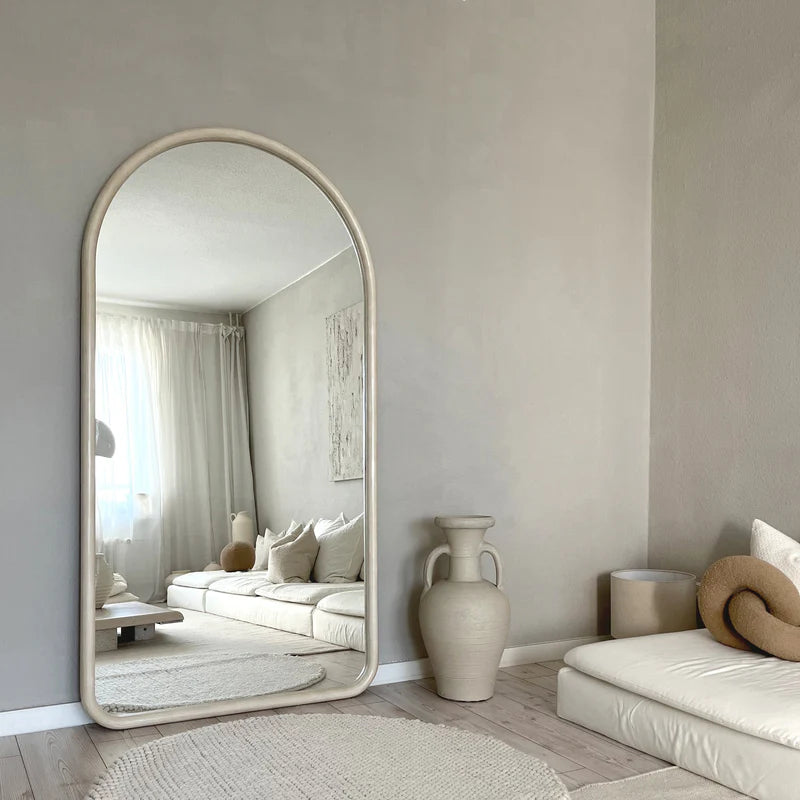 Miroir Arche Amora Plein Pied Effet Béton 190 cm x 100 cm