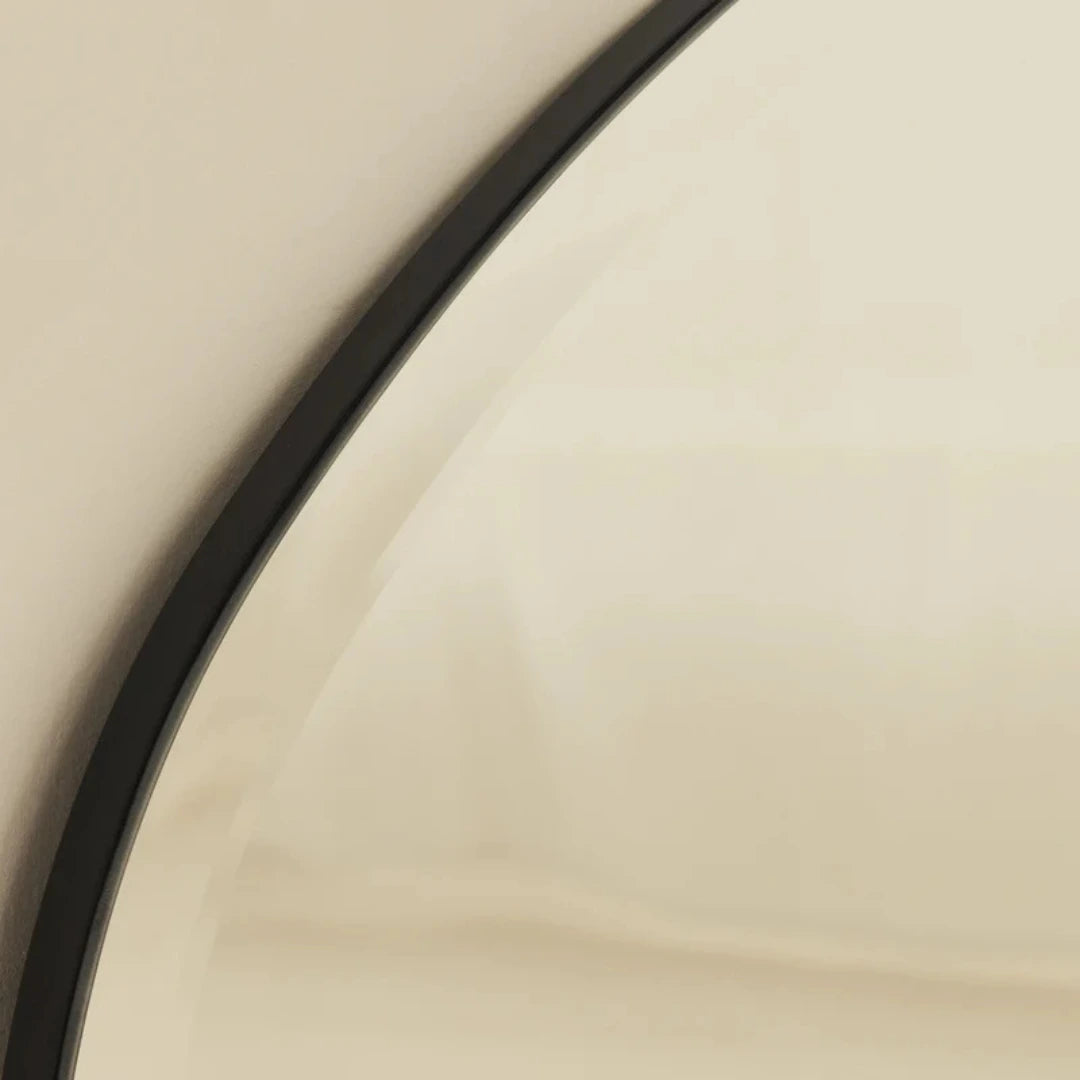 Vienna - Miroir Mural Biseauté Sans Cadre pour Cheminée 95 x 70 cm