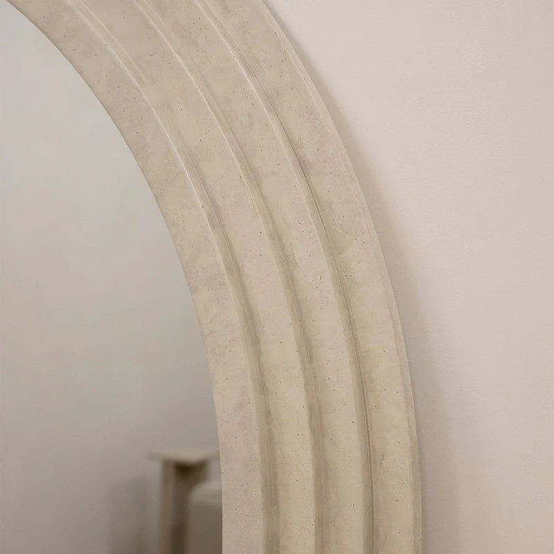 Miroir Arche Luciana Plein Pied en Béton 180x110 cm